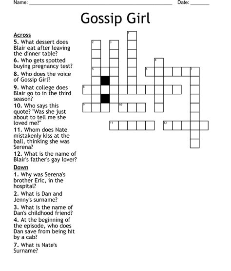 crossword gossip